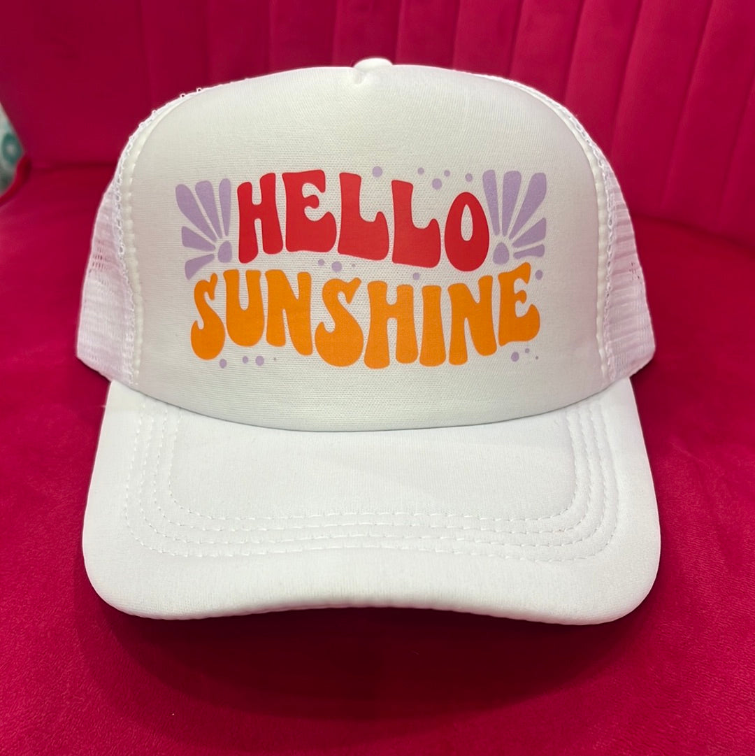 Hello Sunshine Trucker Hat