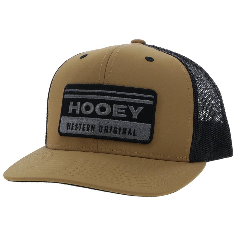 "Horizon" Tan/Black Odessa Fabric Hat
