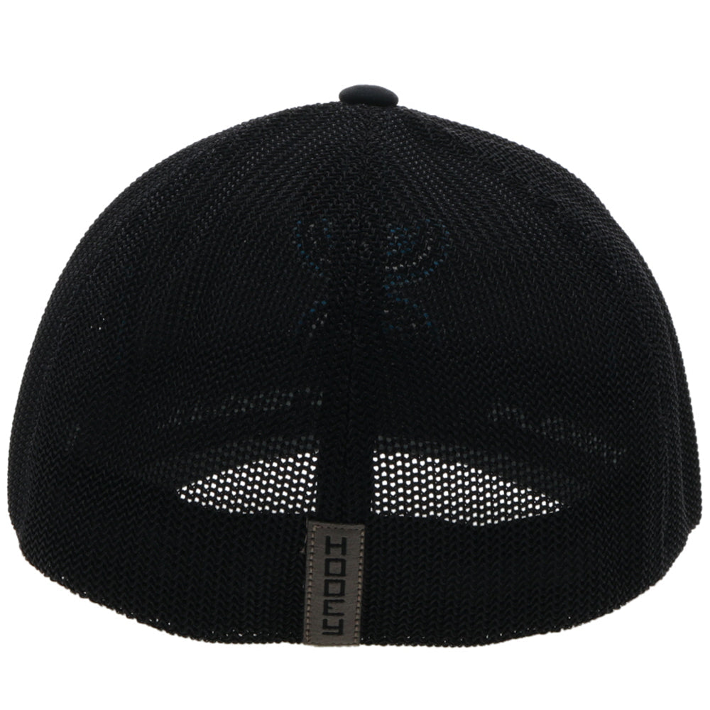 "Coach" Charcoal/Black Hat w/Black & Blue Logo