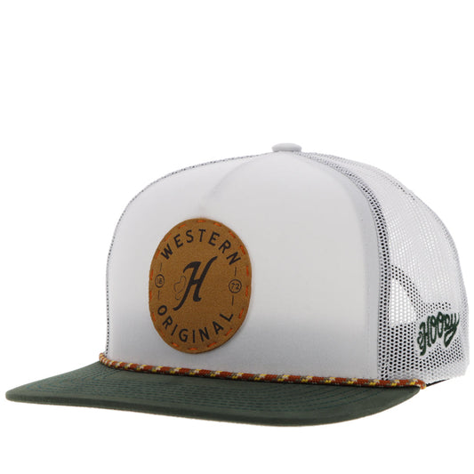 "Spur" Hat White w/Leather