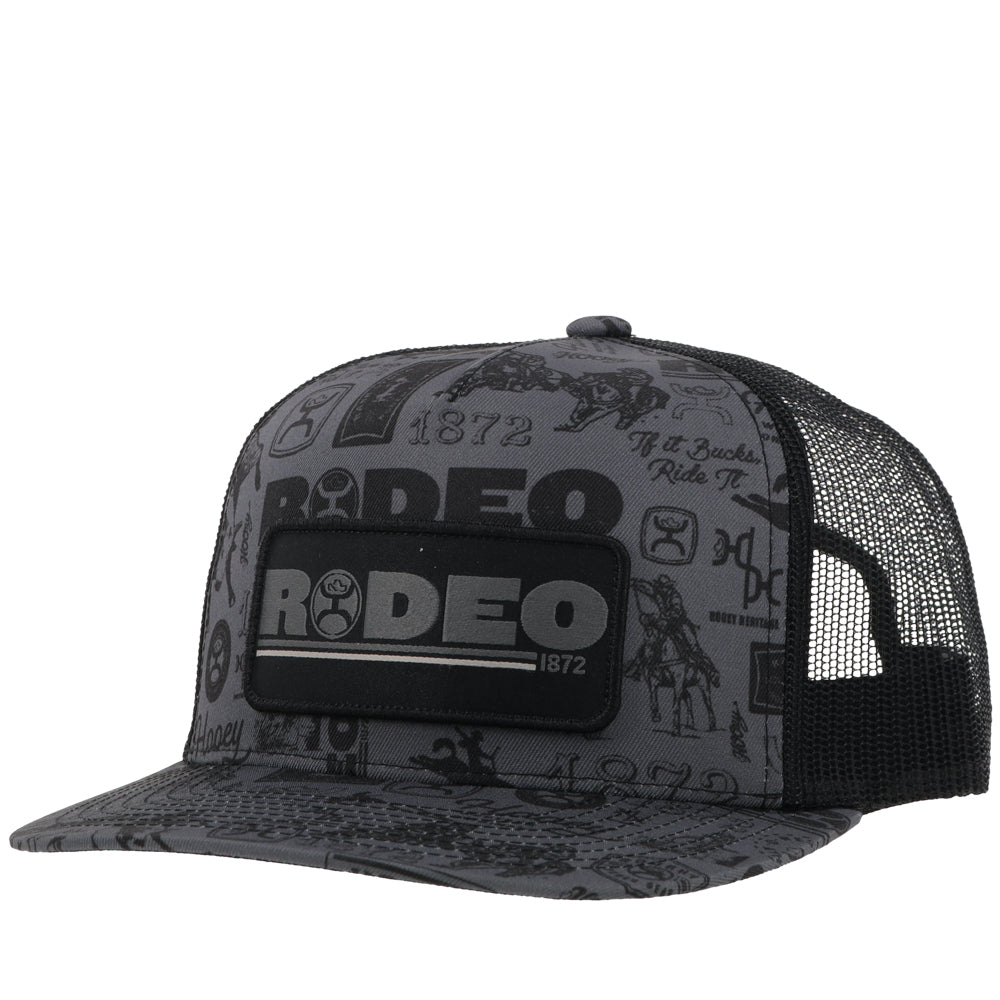 "Rodeo" Hat Black w/Rodeo Pattern