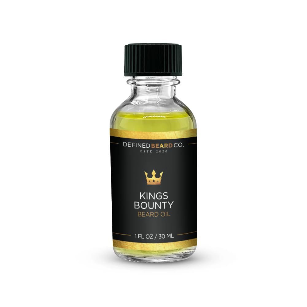 Kings Bounty Beard Oil - 1 Fl Oz. - Beard Itch Relief - Beard Nourishment - Skin Moisturizing