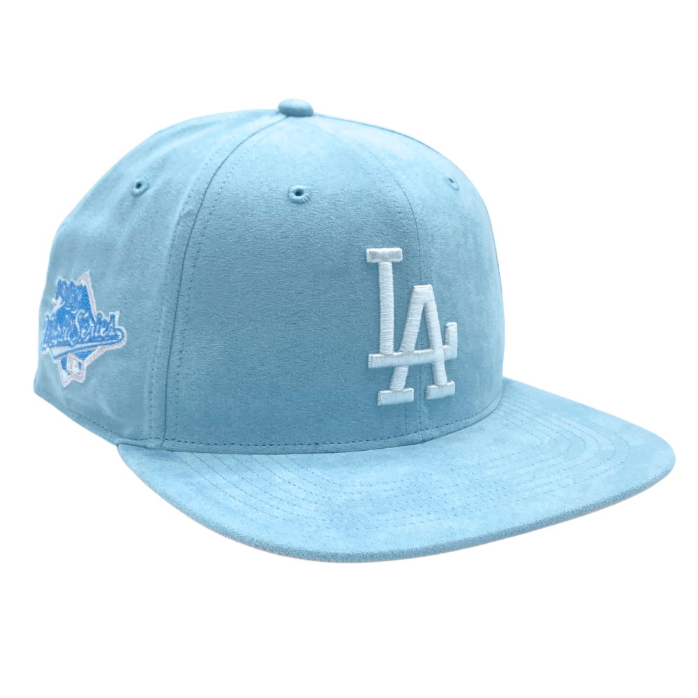'47 Brand Los Angeles Dodgers Ballpark Suede Captain Snapback Columbia