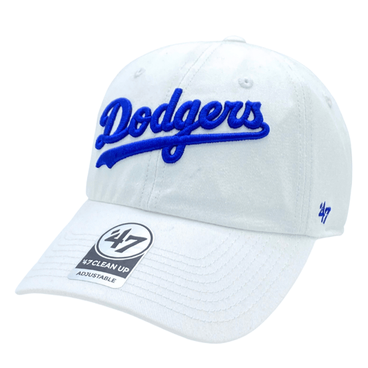 '47 Brand Los Angeles Dodgers Clean Up Hat | White Script