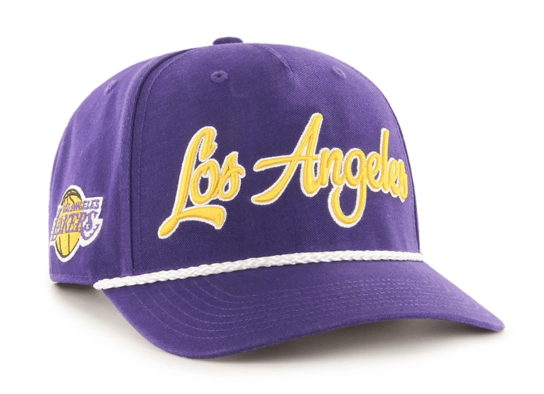 Los Angeles Lakers | Purple Overhand Script '47 MVP Hat