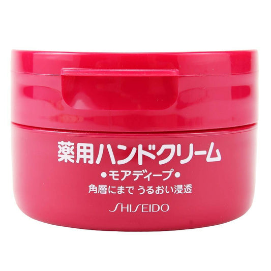 Shiseido Medicated More Deep Hand Cream Red Extra Strength All Skin 100g NEW