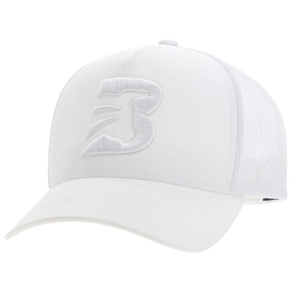 "BFO" Hat White w/White "B" Logo