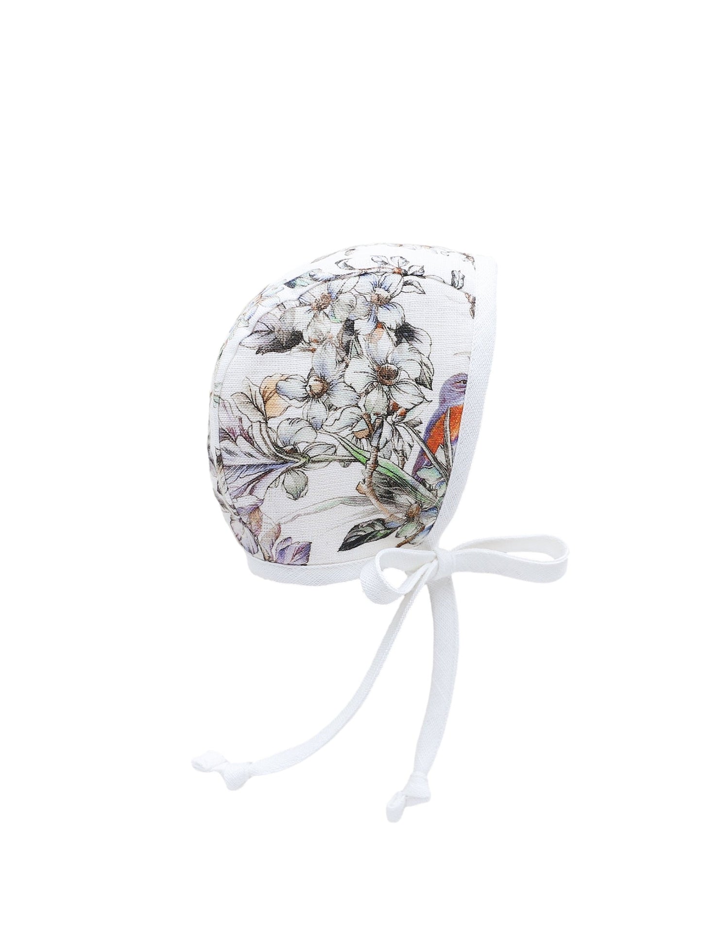 Briar Baby Songbird Linen Bonnet Sherpa Lined Weston Table