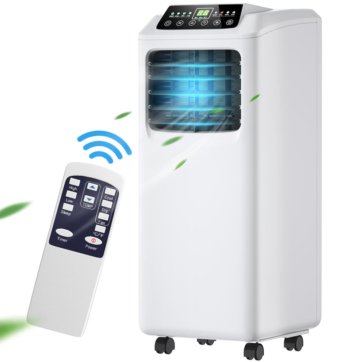 Giantex 9000BTU Portable Air Conditioner. -in-1 Floor AC Unit w/Dehumidifier.Fan Modes. Easycool Quiet AC Unit