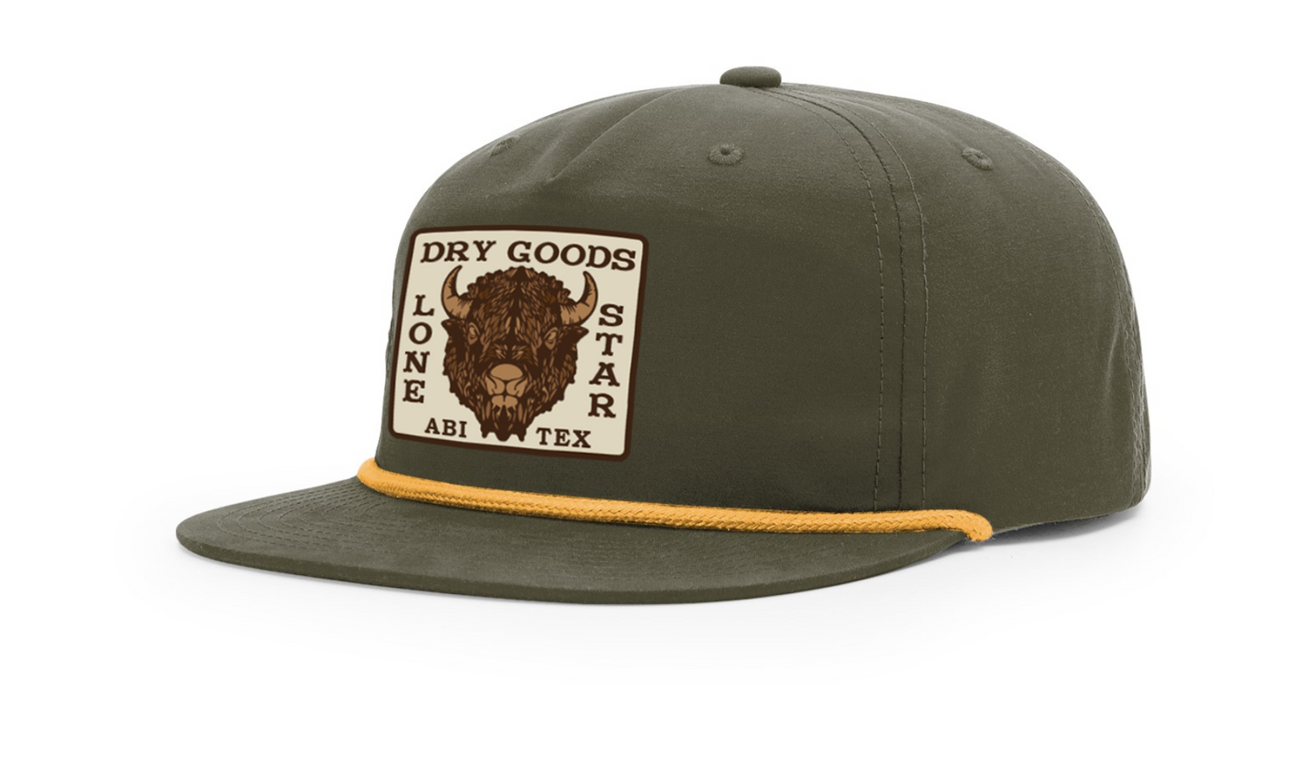 LSDG Rope Hat- Loden/Gold Rope