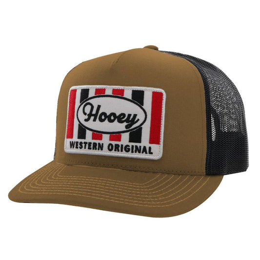 "Sudan" Tan/Black Hat w/Red/Black/White Patch