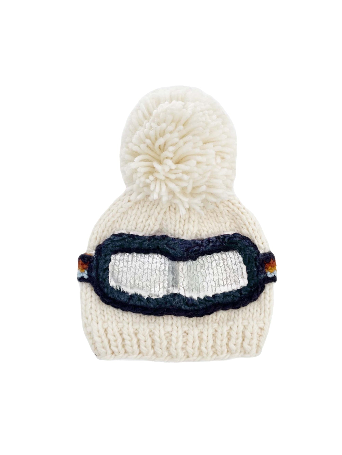 Ski Goggles Hand Knit Hat Retro Weston Table