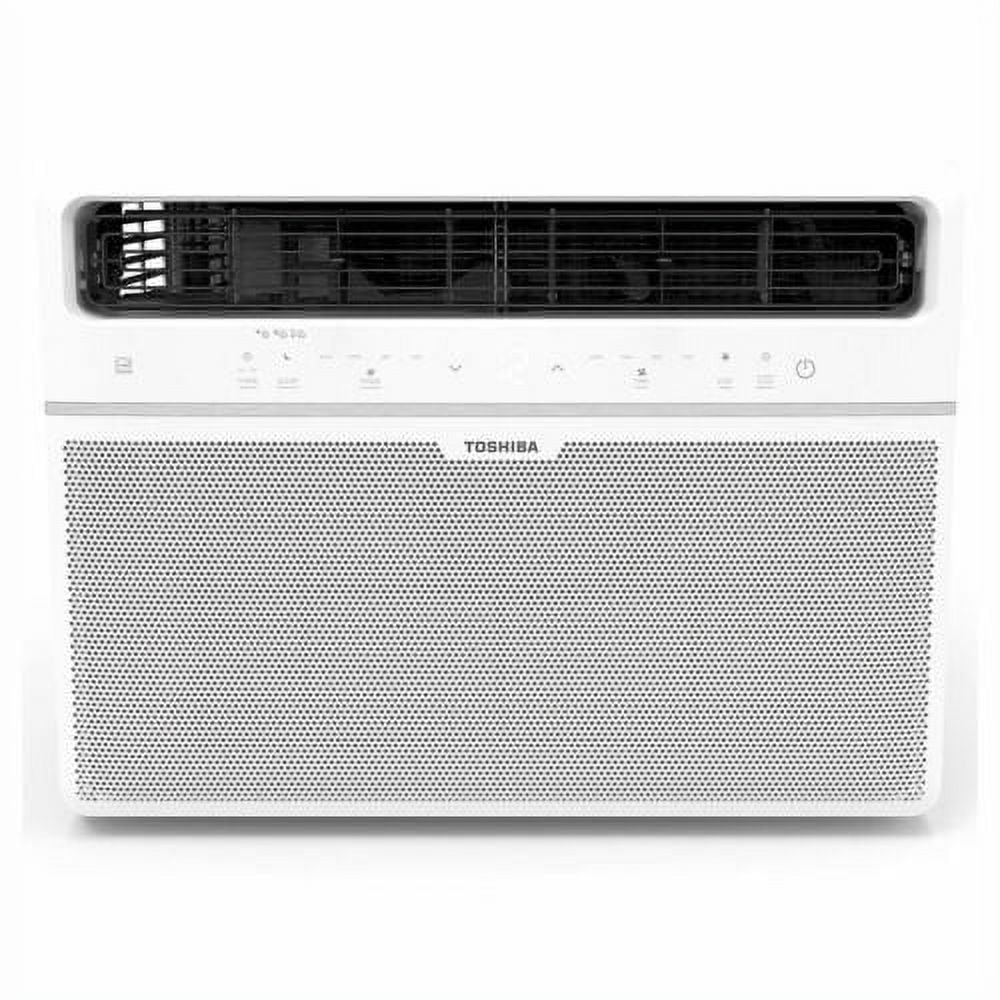 Restored Toshiba 10.000 BTU 115-Volt Smart Wi-Fi Touch Control Window Air Conditioner with Remote and ENERGY STAR in White