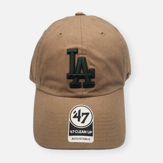 '47 Los Angeles Dodgers Clean Up Ballpark Khaki/Brown Adjustable Hat