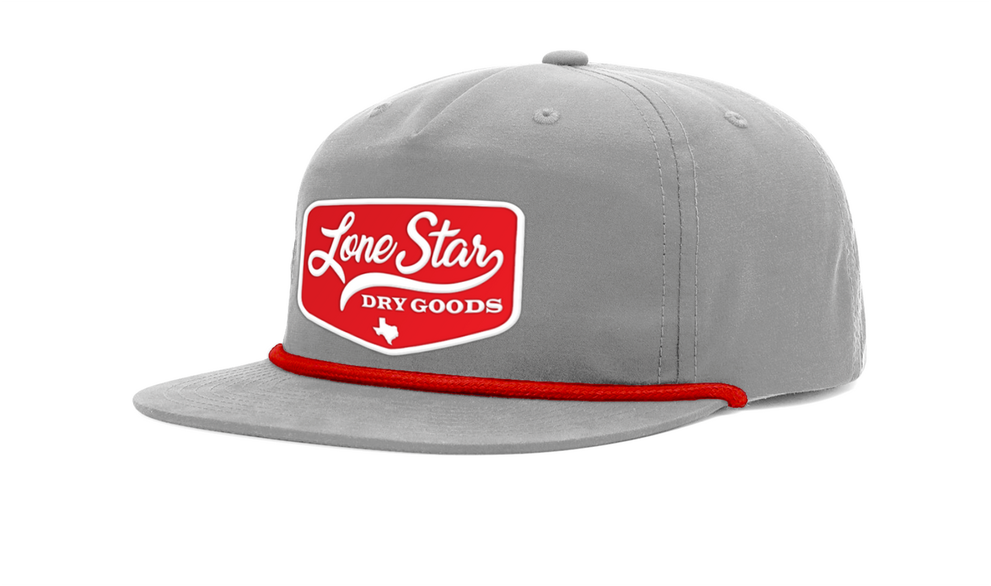 LSDG Rope Hat- Seafoam/Red Rope