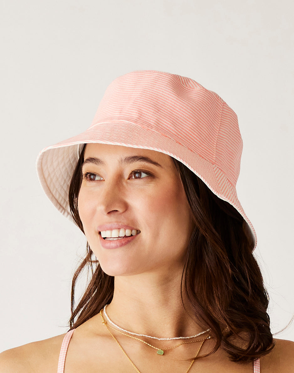 Reversible Bucket Hat: Cloud/Newport