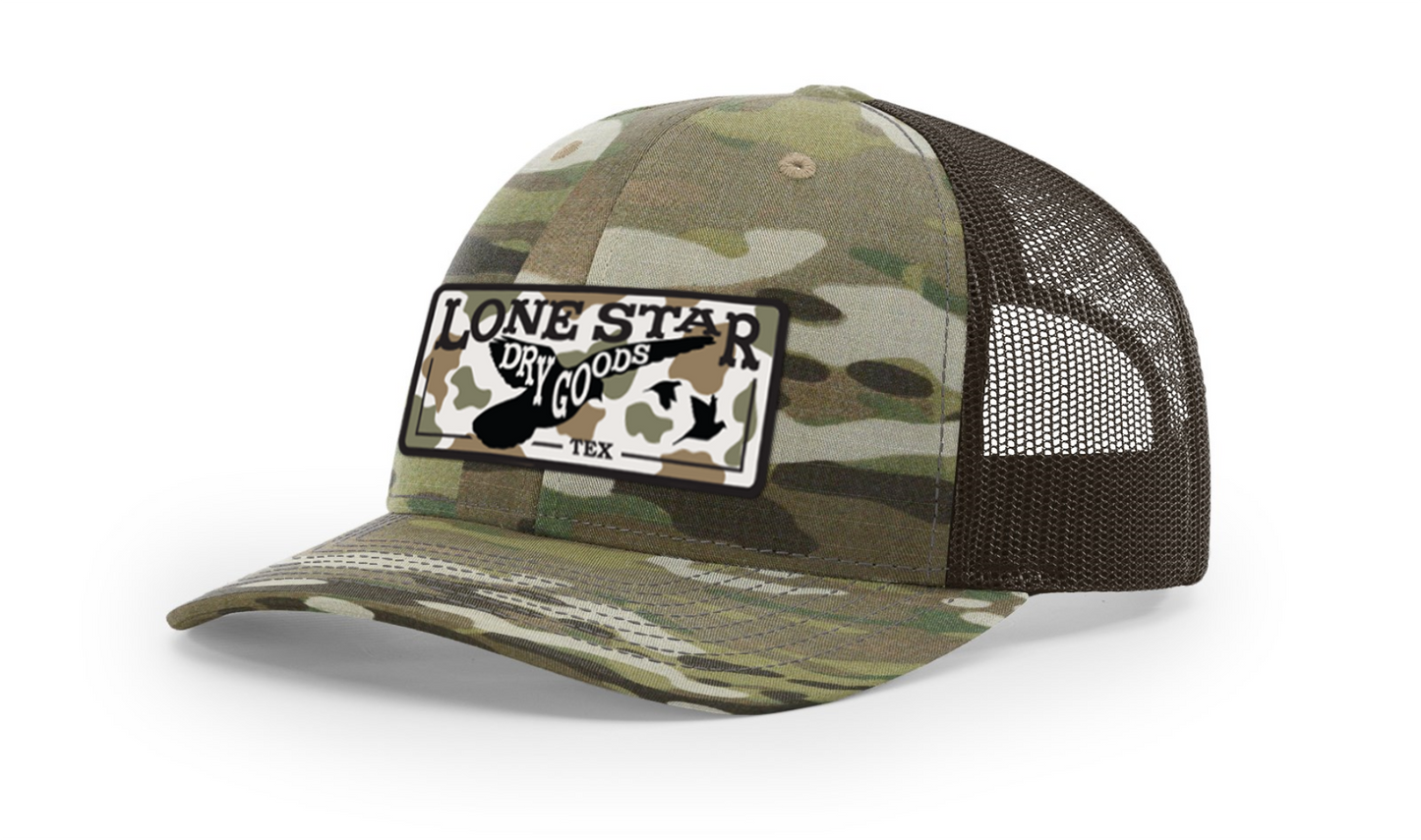 LSDG Camo Trucker Hat- Green