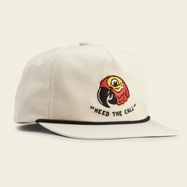 Chatty Bird Snapback Hat- Stone