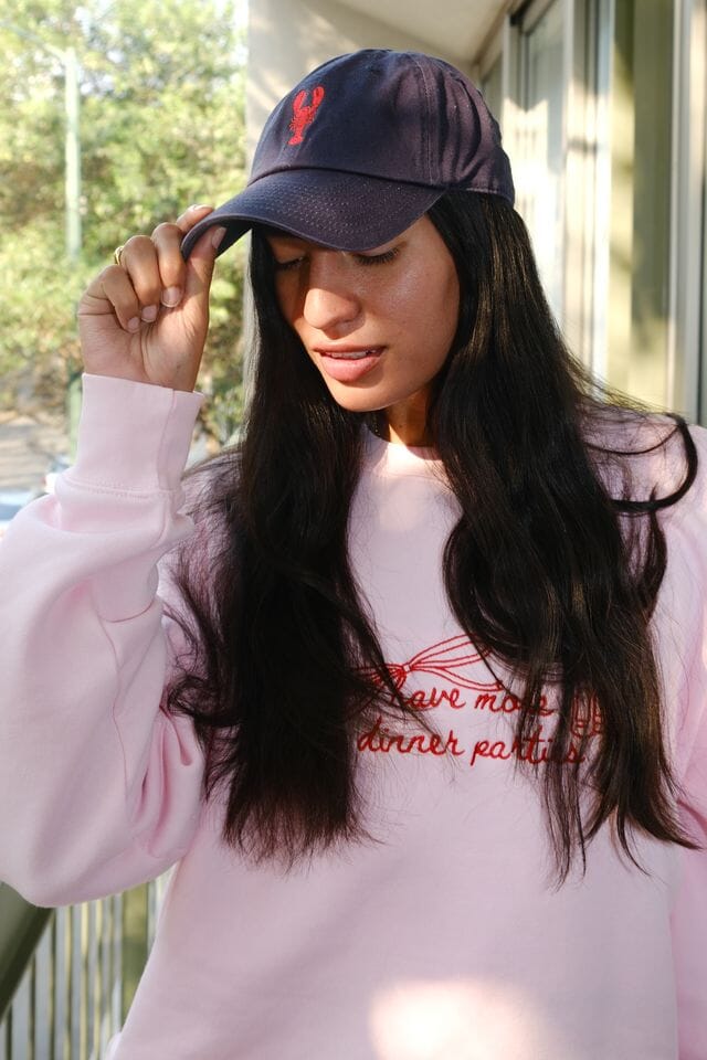 Lobster Embroidered Dad Hat