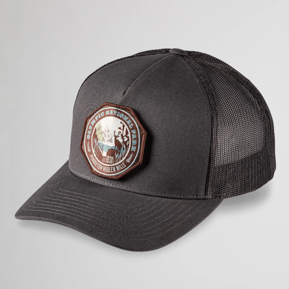 PENDLETON HATS Charcoal Olympic National Park Trucker Hat