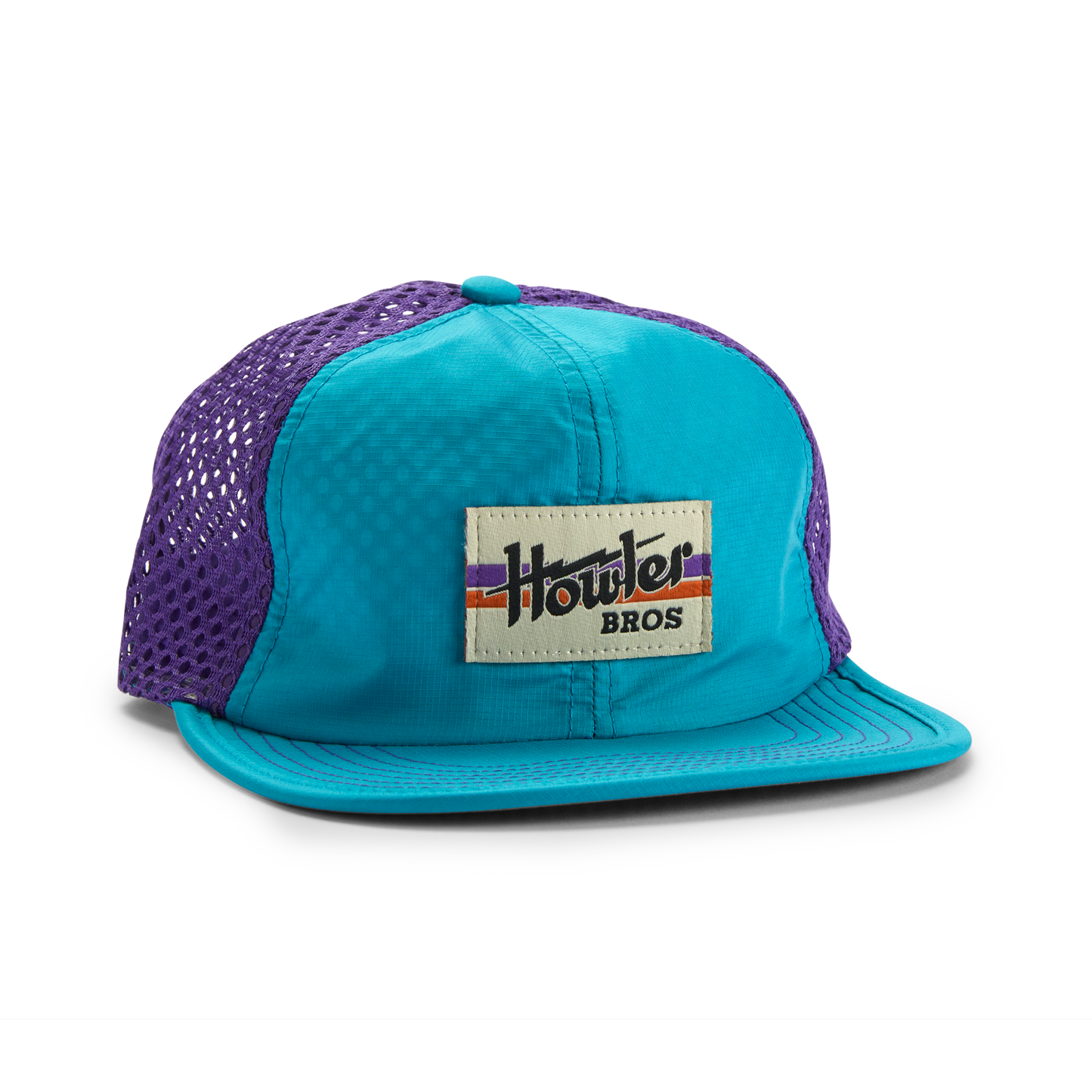 Tech Strapback- Teal/Purple