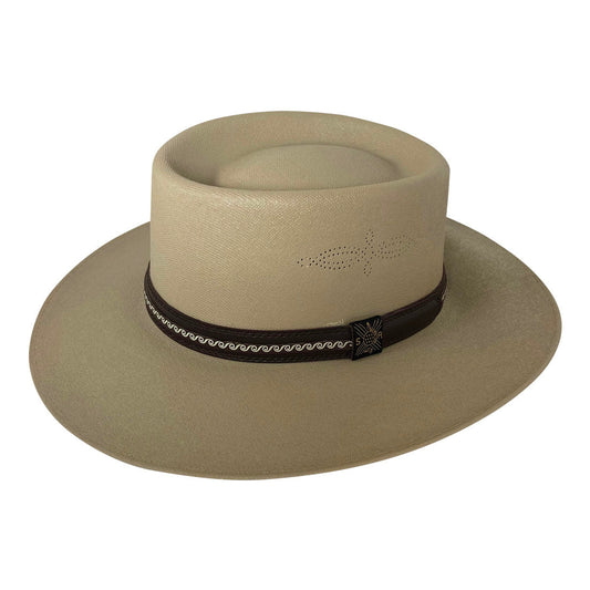 Angel Eyes Wide Brim Hat Handmade from 100% Oaxacan Cotton - Dark Brown