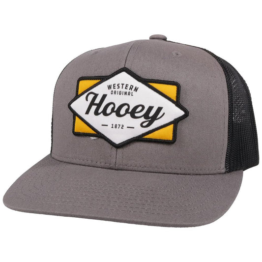 "Diamond" Grey/Black Hat