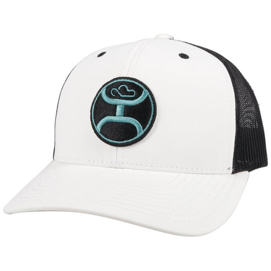"Primo" White/Black Hat