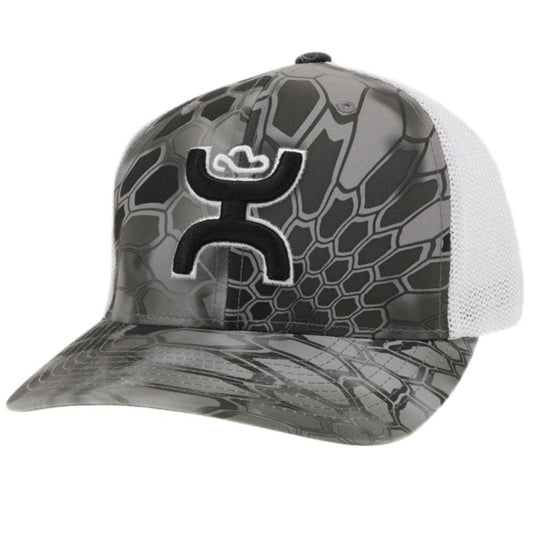 "Bass" Flexfit Black/White Hat