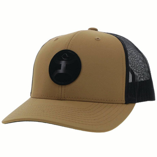 "Blush" Tan/Black Hat