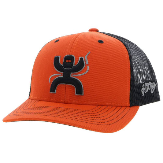 "Arc" Orange/Black Hat