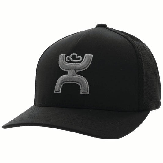 "Coach" Black/Grey Flexfit Hat