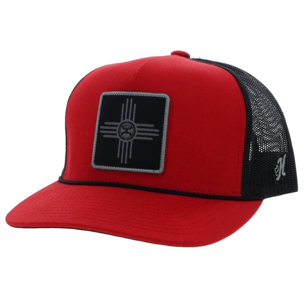 "Zia" Red/Black Snapback Hat