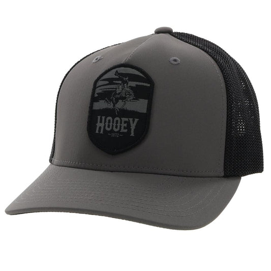 "Cheyenne" Charcoal /Black Flexfit Hat
