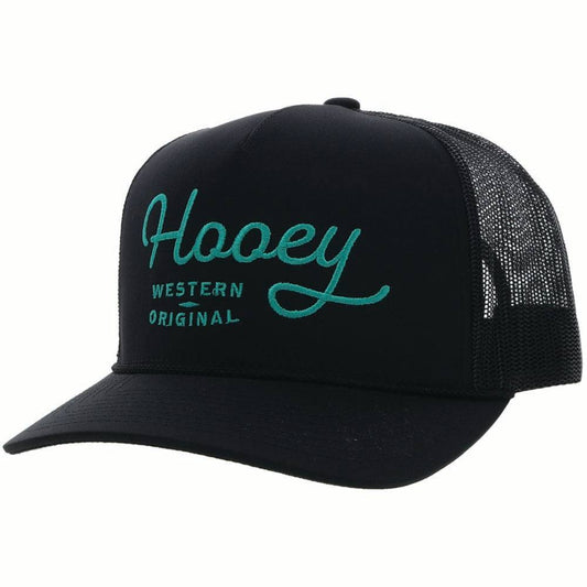 Youth "OG" Hooey Hat Black w/Teal