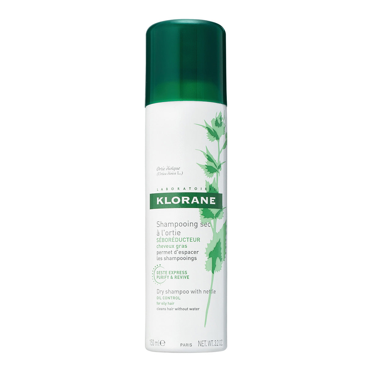 Klorane Dry Shampoo for Oily Hair with Nettle (3.2 oz) #10070748