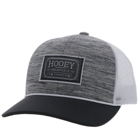 "Doc" Grey/White Hat w/ Charcoal Patch