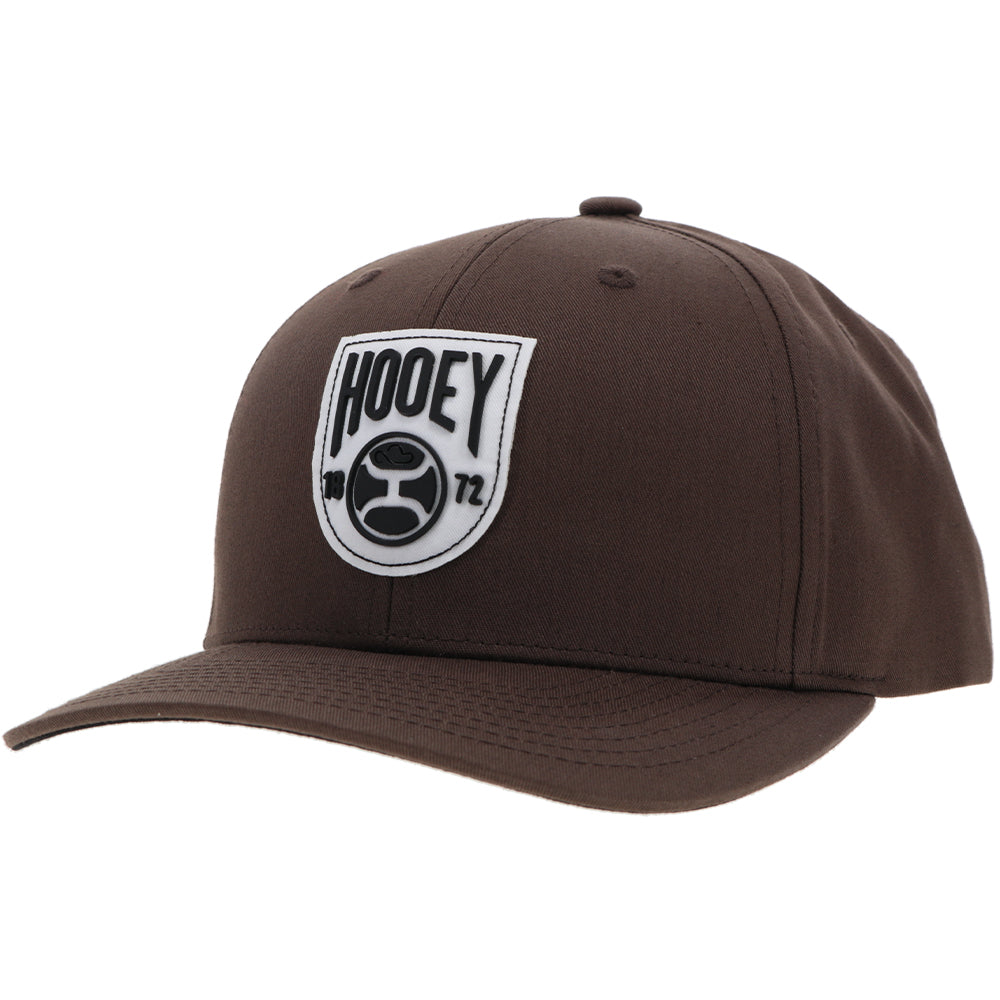 "Bronx" Hat Brown w/ White & Black Patch