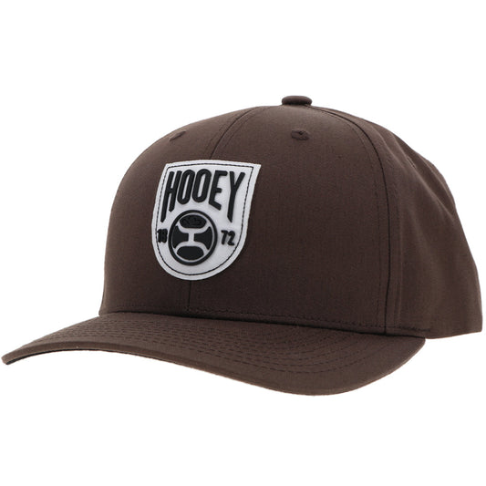 "Bronx" Hat Brown w/ White & Black Patch