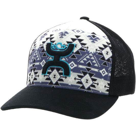 "Coach" Cream/Black Hat w/ Aztec