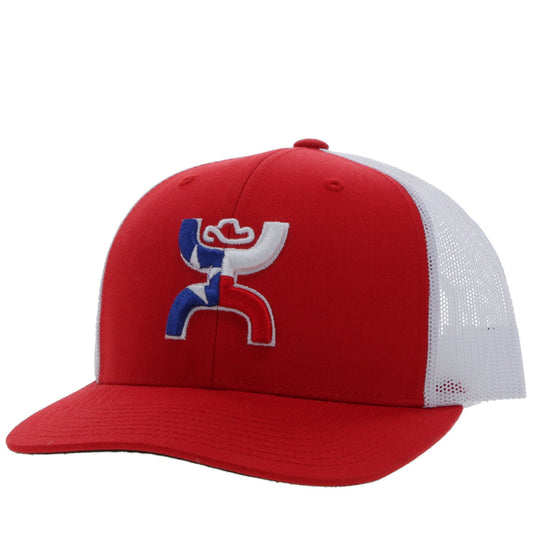 Youth "Texican" Red/White Hat