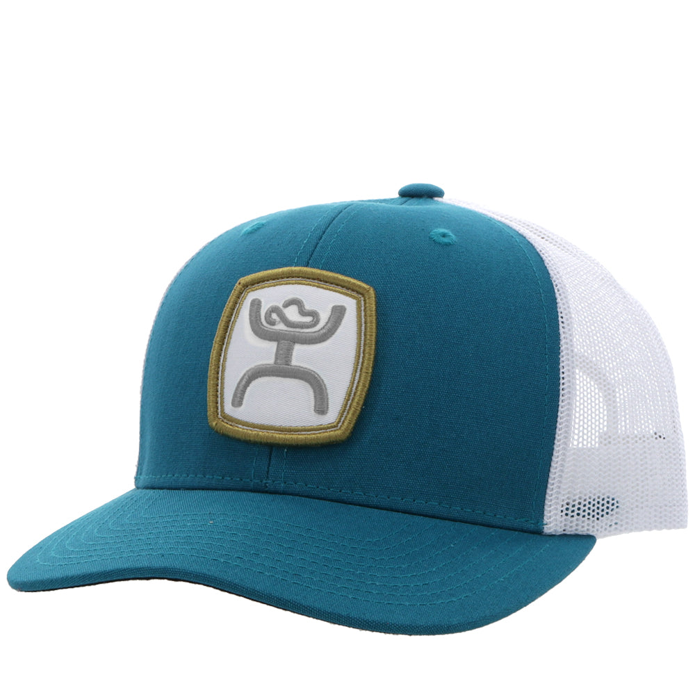 "Zenith" Teal/White Hat