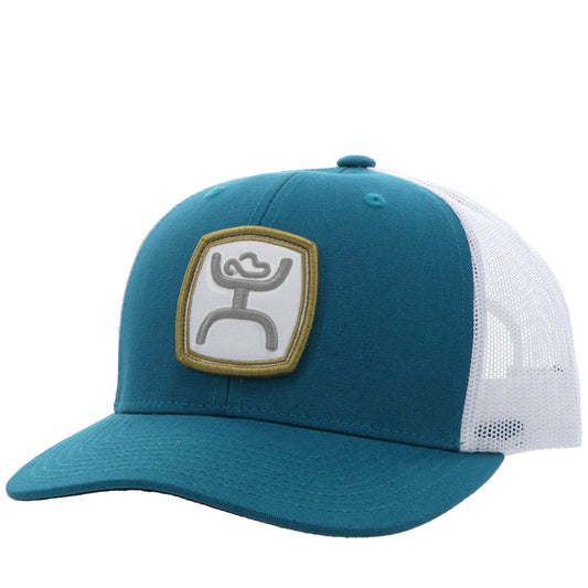 "Zenith" Teal/White Hat