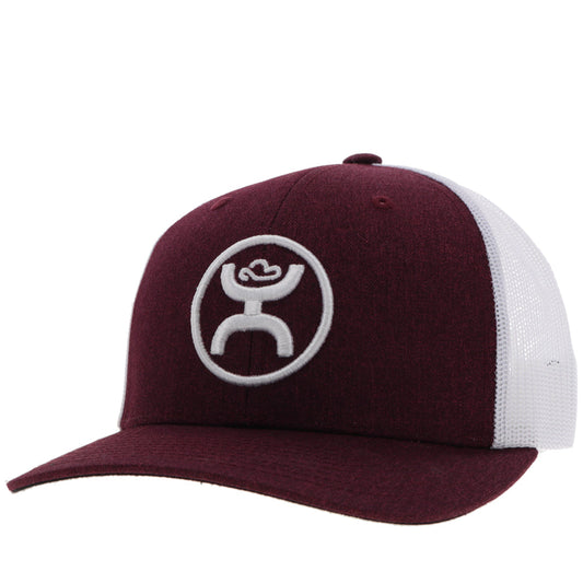 "O-Classic" Hat Maroon /White