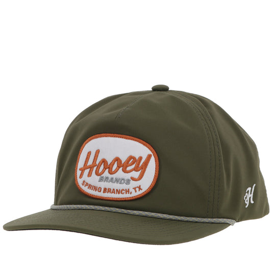 "Local" Hat Olive w/Orange & White Patch