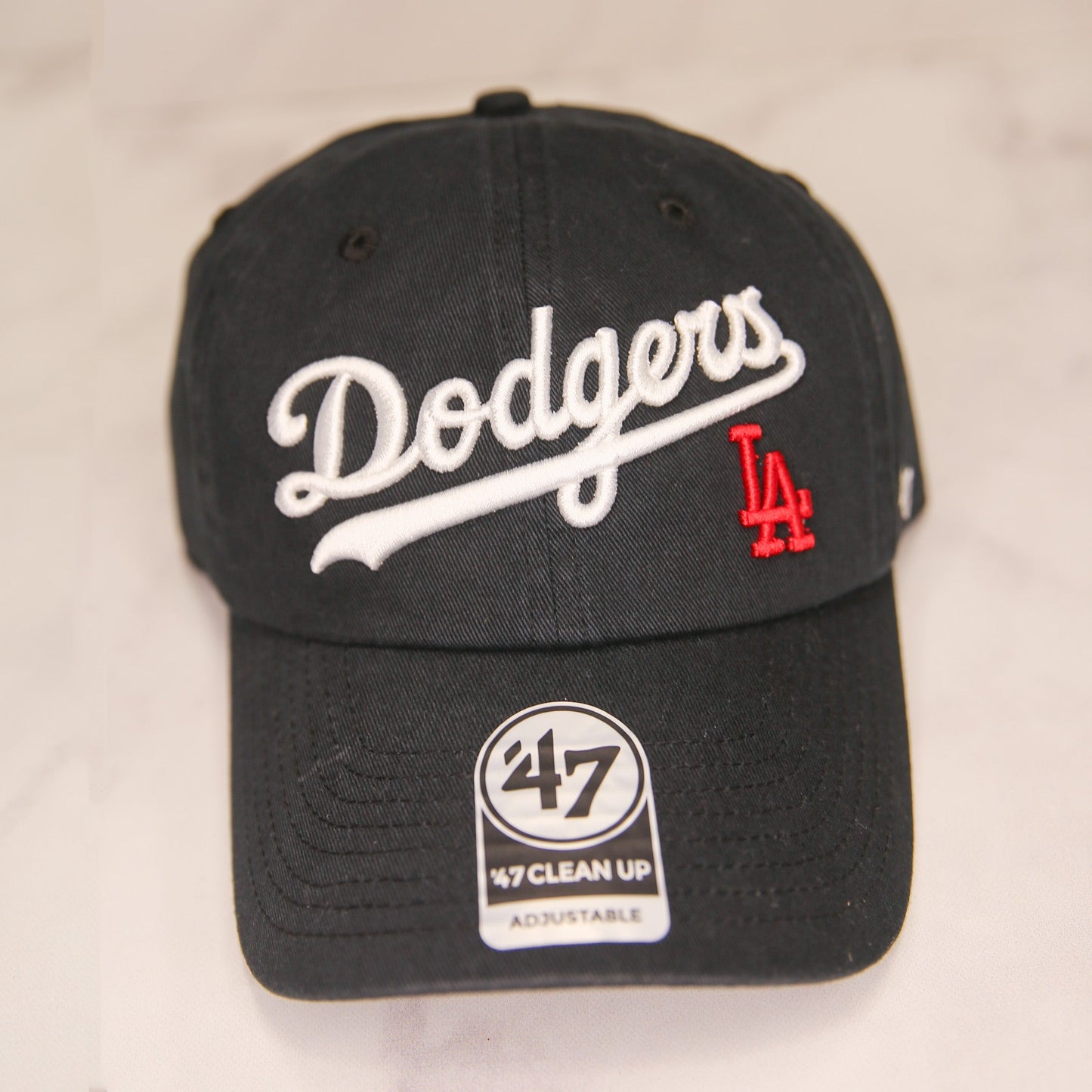 '47 Brand Los Angeles Dodgers Clean Up Hat | Black Script