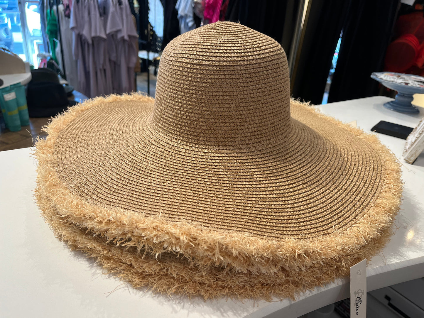 Fringed Floppy Sun Hat