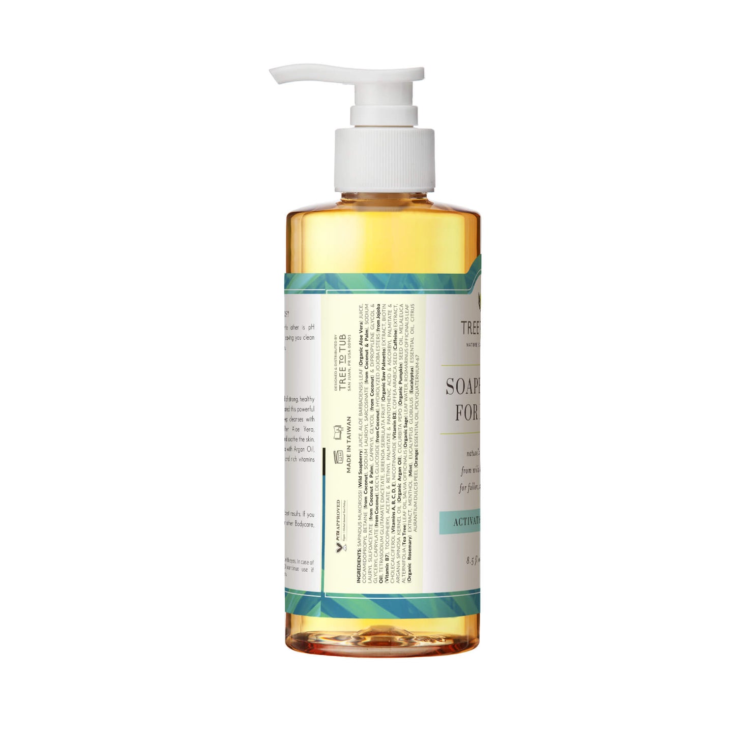 Invigorating Soapberry Shampoo with Caffeine and Biotin