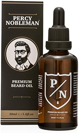Percy Nobelman Premium Beard Oil, 1.69 Ounce