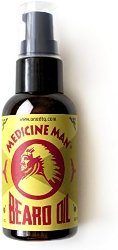 Medicine Man's Anti-Itch Beard Oil 2 FL OZ - 100% Natural & Organic Leave-in Conditioner for Men